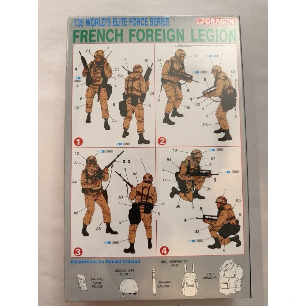 Dragon‎ 1:35 Scale French Foreign Legion Model Kit No. 3014 Sealed